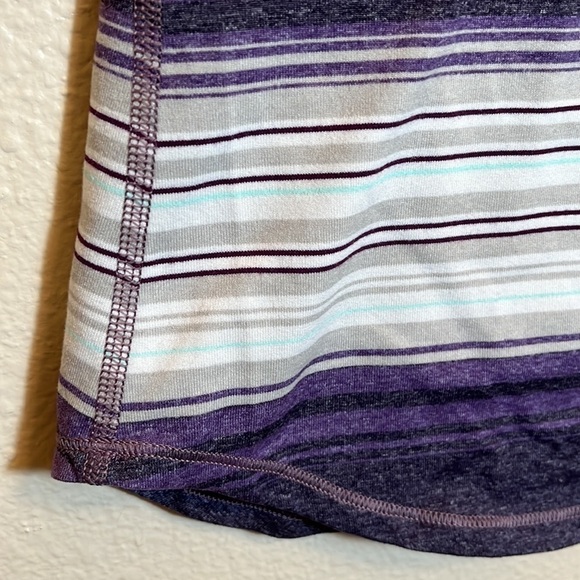 Lululemon Athletica Purple Stripe Tank Top - Picture 8 of 11